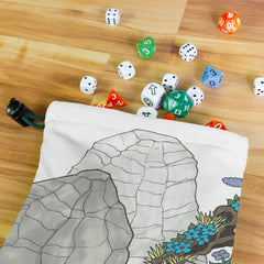 Flower Crystal Elemental Dice Bag