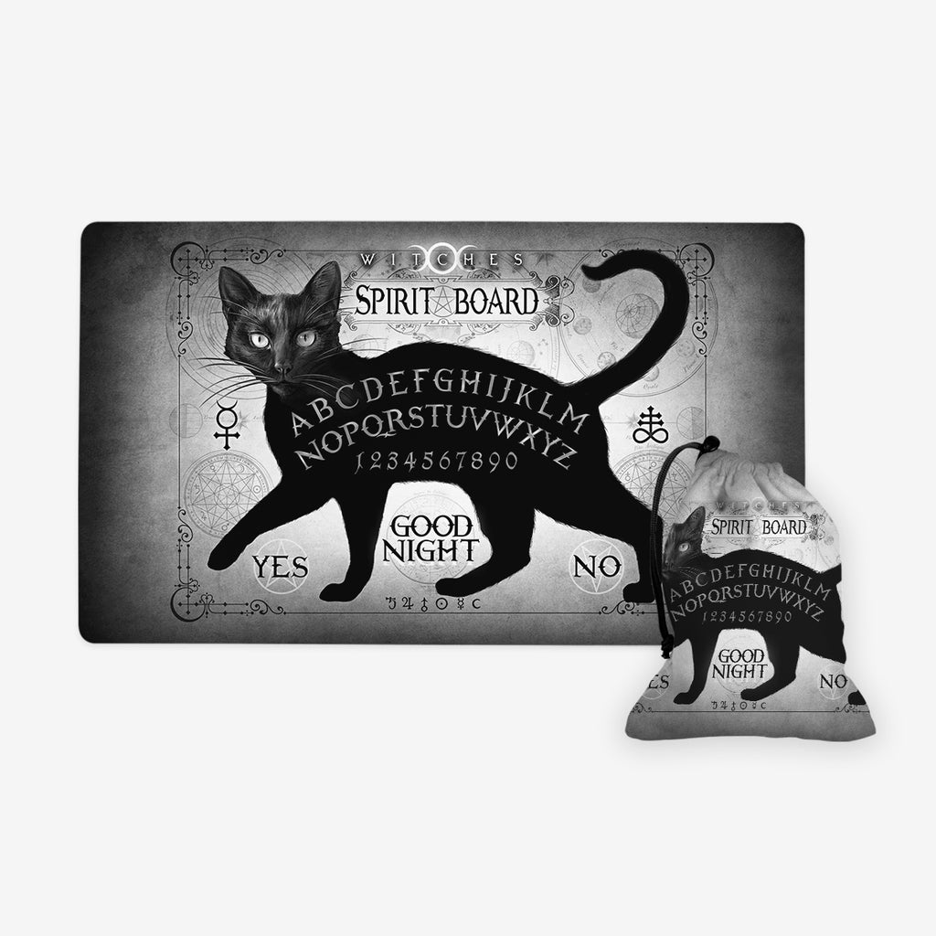 GIFT BUNDLE: Black Cat Spirit Board Playmat and Dice Bag