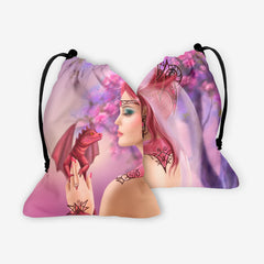 Small Red Dragon Dice Bag