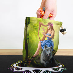 Wolf Dice Bag
