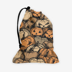 Pile Of Jack O' Lanterns Dice Bag