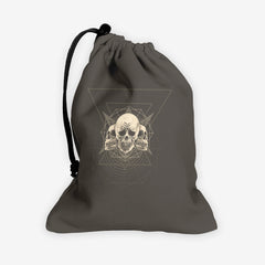 Skeletal Triumvirate Dice Bag