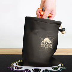Skeletal Triumvirate Dice Bag