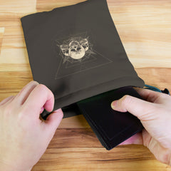 Skeletal Triumvirate Dice Bag