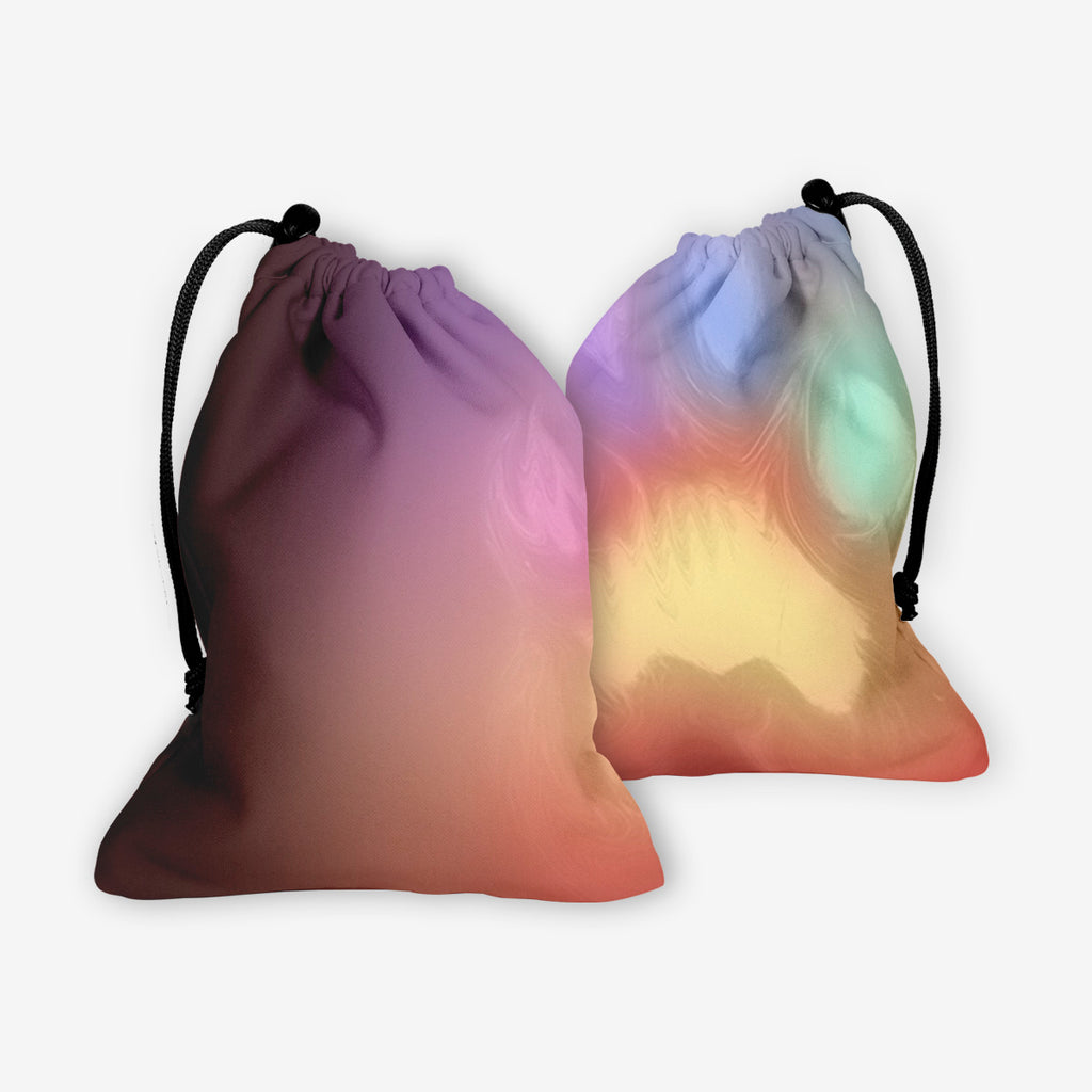 Neon Fire Beans Dice Bag