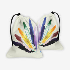 Rainbow Feathers Bag