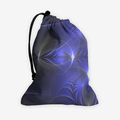 Aqua Cross And Circles Dice Bag