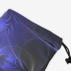 Aqua Cross And Circles Dice Bag