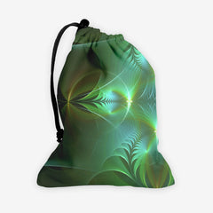 Aqua Cross And Circles Dice Bag