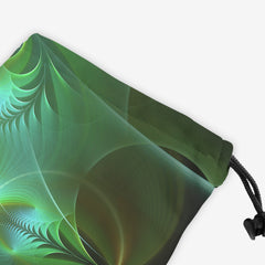 Aqua Cross And Circles Dice Bag