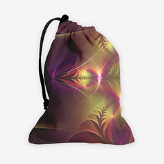 Aqua Cross And Circles Dice Bag