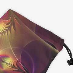 Aqua Cross And Circles Dice Bag