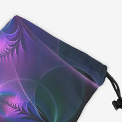 Aqua Cross And Circles Dice Bag