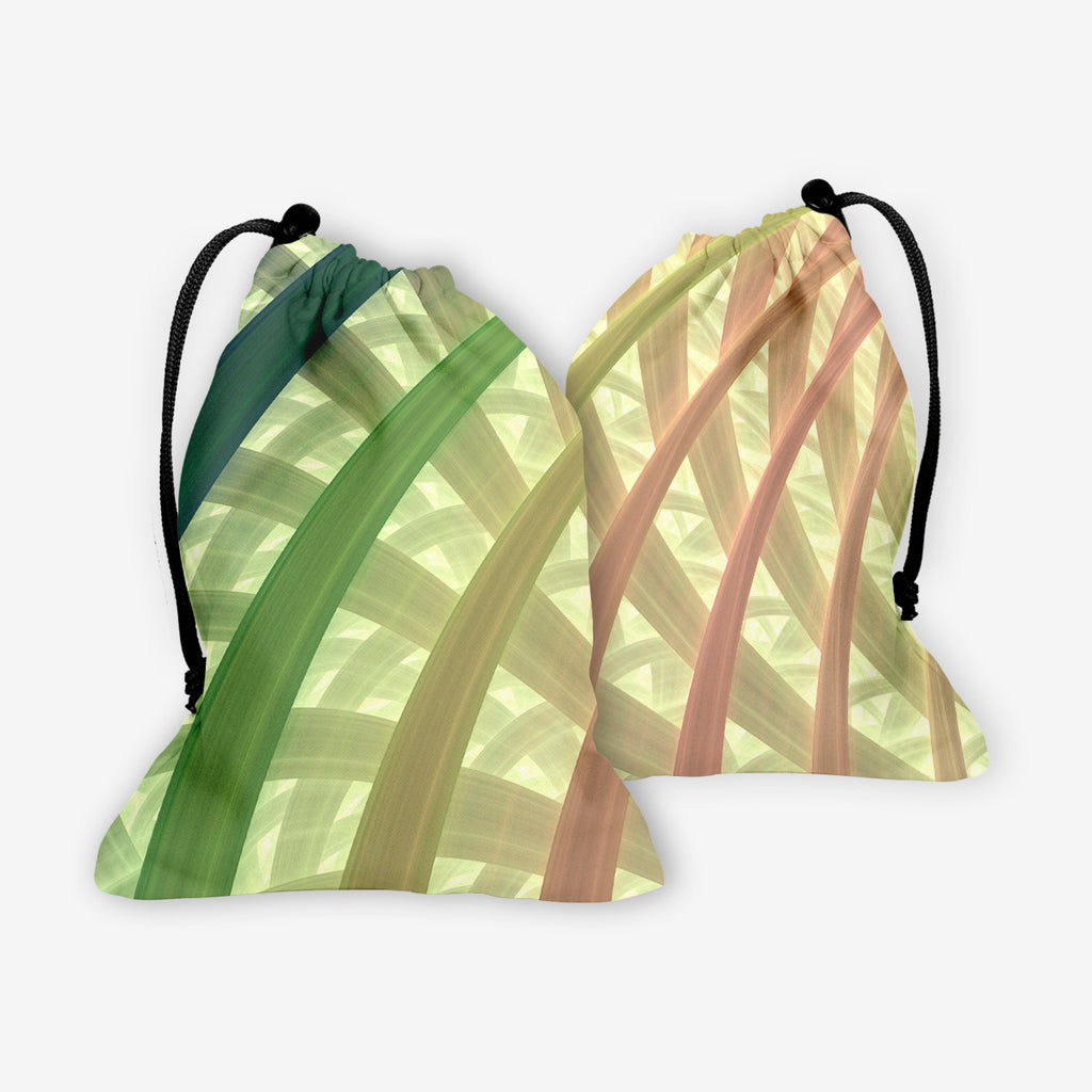 Green Archways Dice Bag