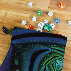 Jungle Leaves Dice Bag