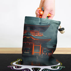 Ancient Japanese Temple Dice Bag