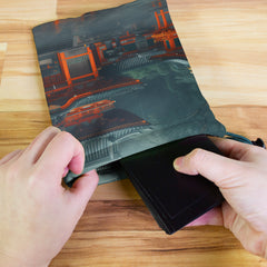 Ancient Japanese Temple Dice Bag