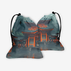 Ancient Japanese Temple Dice Bag