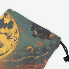 Fire Planet Dice Bag