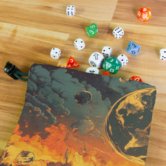 Fire Planet Dice Bag