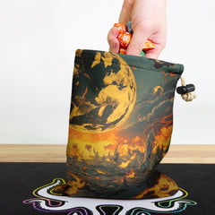 Fire Planet Dice Bag