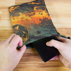 Fire Planet Dice Bag
