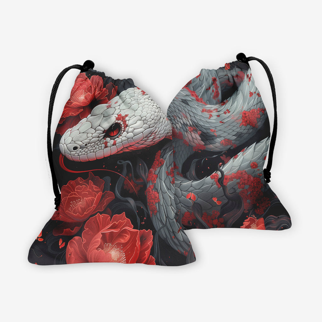 Flower Snake Dice Bag