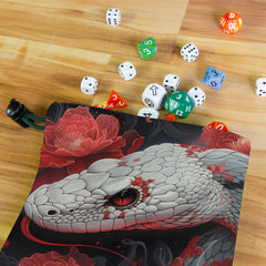 Flower Snake Dice Bag