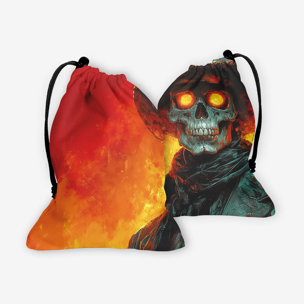 Ghost Horseman Dice Bag
