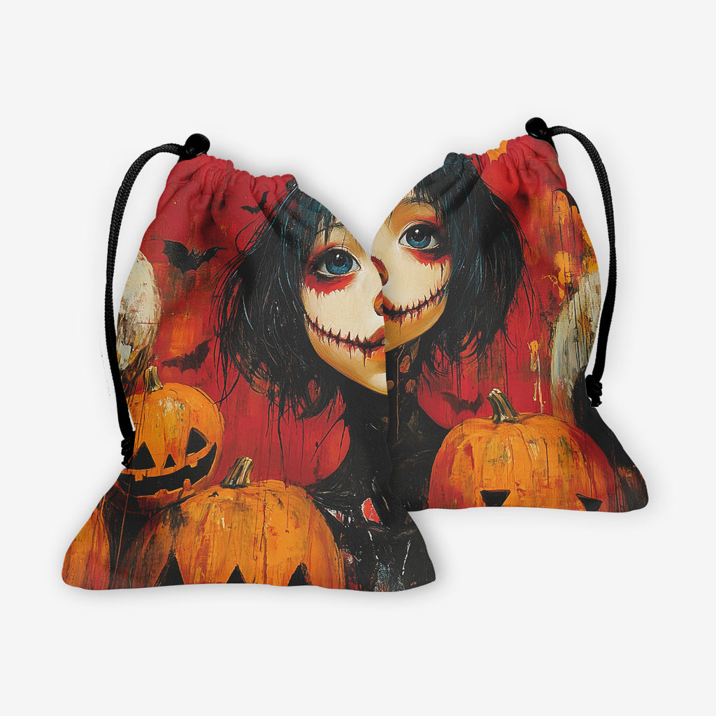Lady Halloween Dice Bag