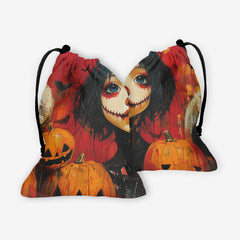 Lady Halloween Dice Bag