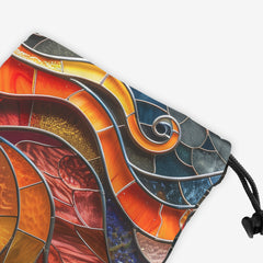 Stained Glass Unicorn Dice Bag