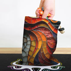 Stained Glass Unicorn Dice Bag