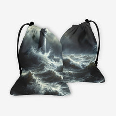 Wave Struck Lighthouse Dice Bag