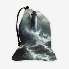 Wave Struck Lighthouse Dice Bag