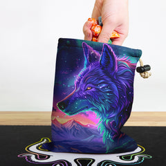 Astral Wolf Dice Bag