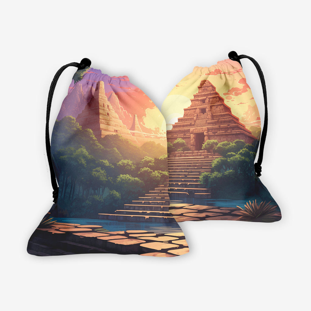 Aztec City Dice Bag