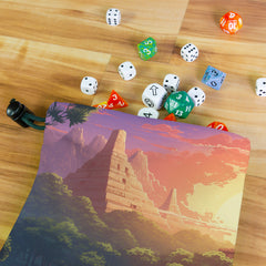Aztec City Dice Bag