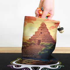 Aztec City Dice Bag