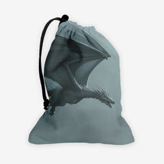 Black and White Dragons Dice Bag