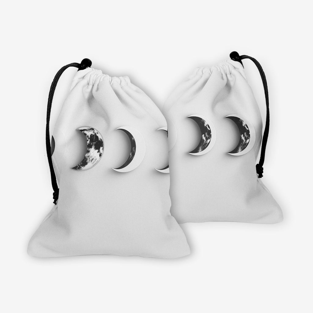 Crescent Moon Phase Dice Bag