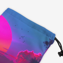 Geisha In The Neon Moonlight Dice Bag