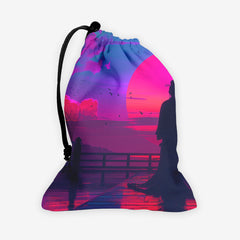 Geisha In The Neon Moonlight Dice Bag