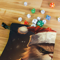Grumpy Christmas Dice Bag