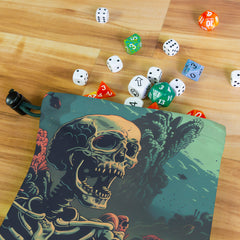 Pirate Skeleton Dice Bag