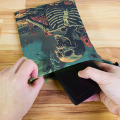 Pirate Skeleton Dice Bag