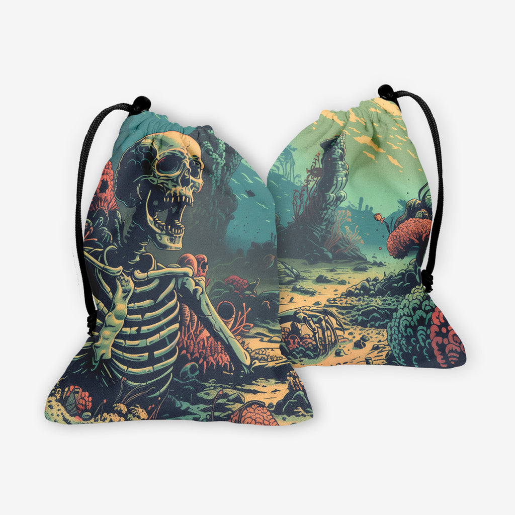 Pirate Skeleton Dice Bag