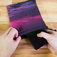 Purple Star Dice Bag