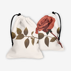 Red Rose Dice Bag