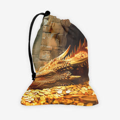 Sleeping Golden Dragon Dice Bag